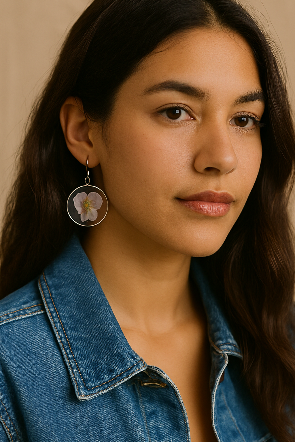FLO's Violet Elegance Drop Earrings