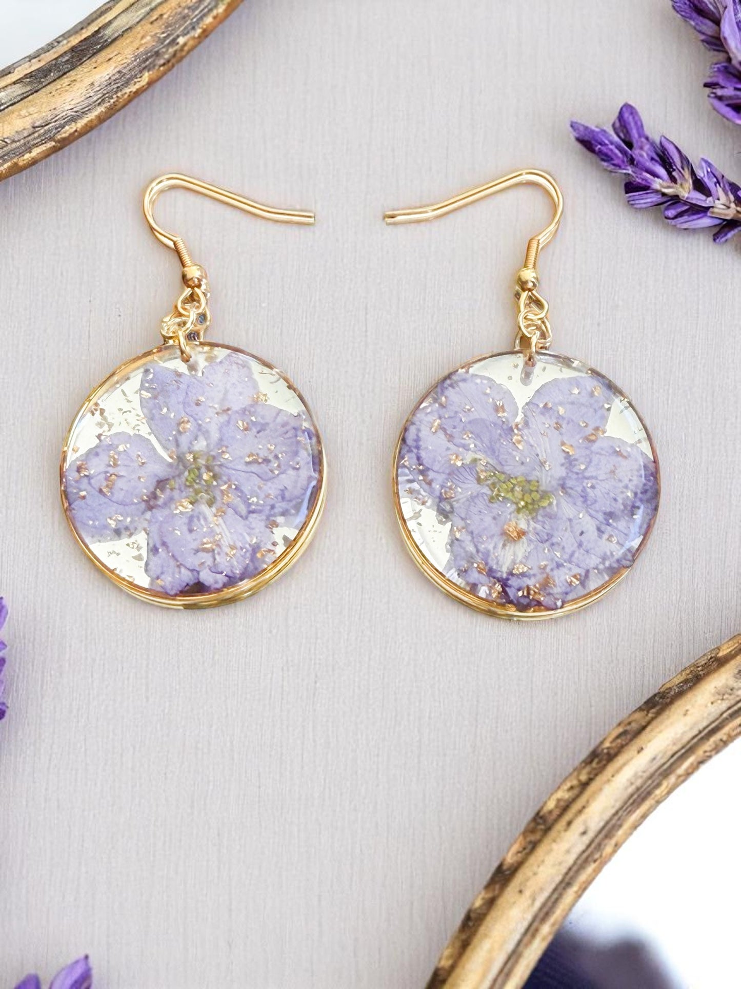 FLO's Moonlit Larkspur Studs