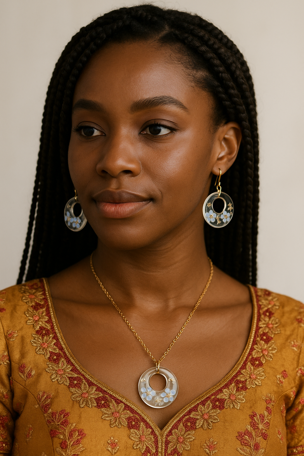 FLO's Eternal Bloom Forget-Me-Not Earrings