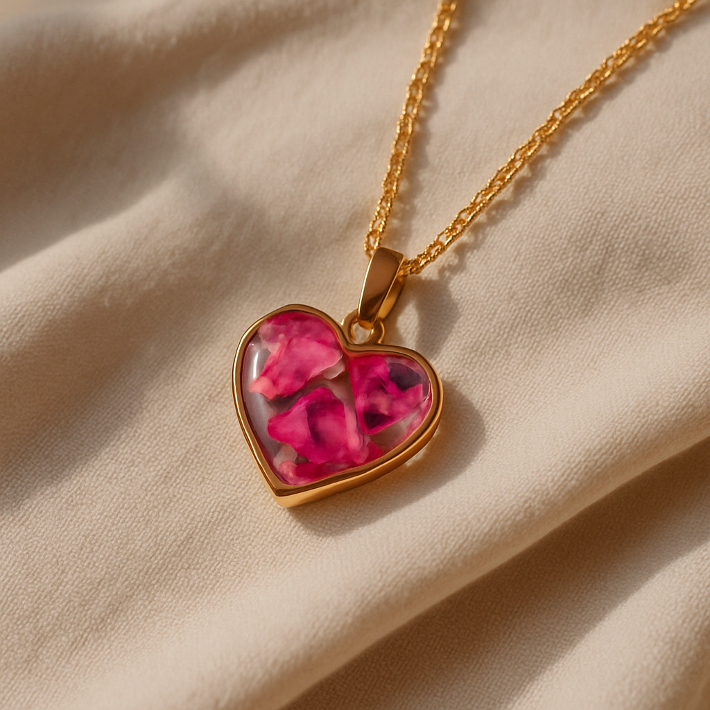 FLO's Eternal Rose Heart Pendant