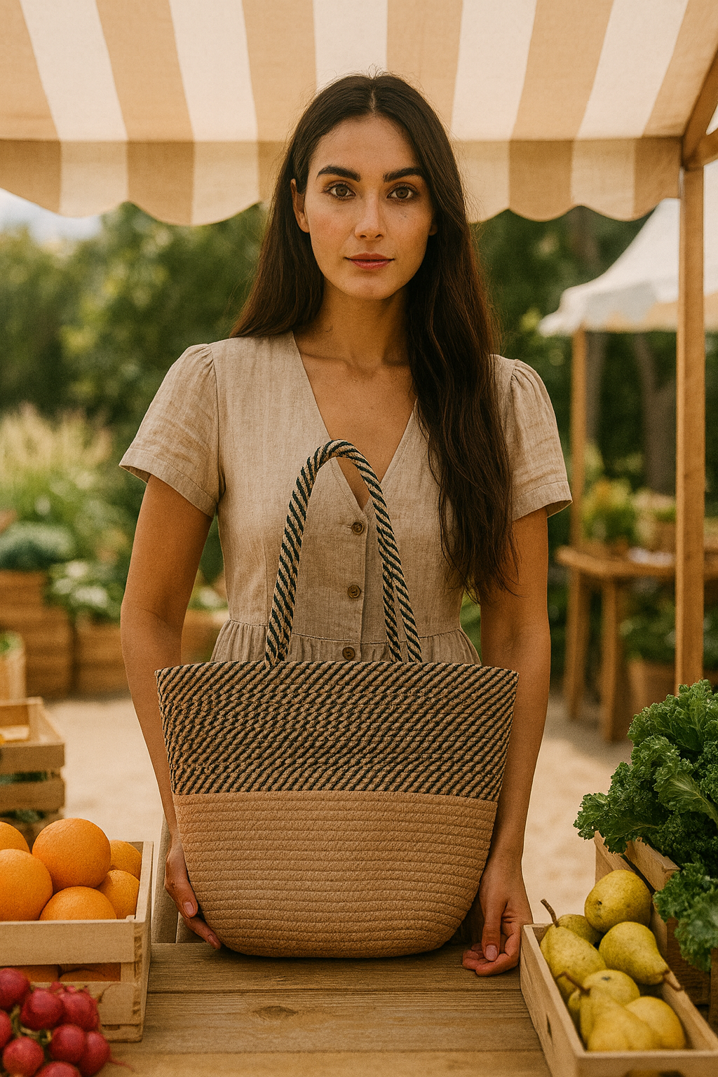 FLO's Desert Sands Two-Tone Tote
