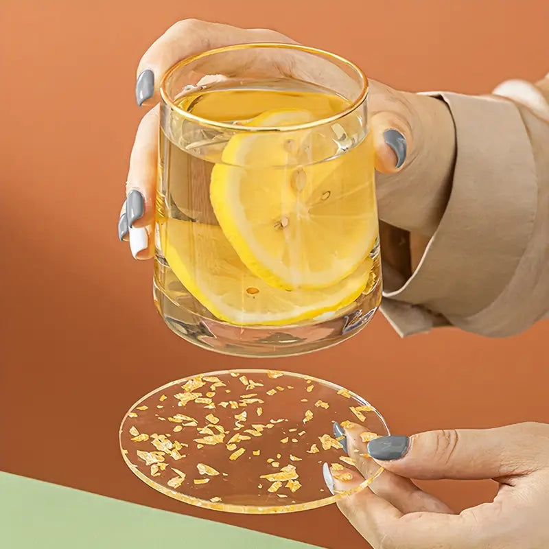 FLO's Golden Luxe Coaster