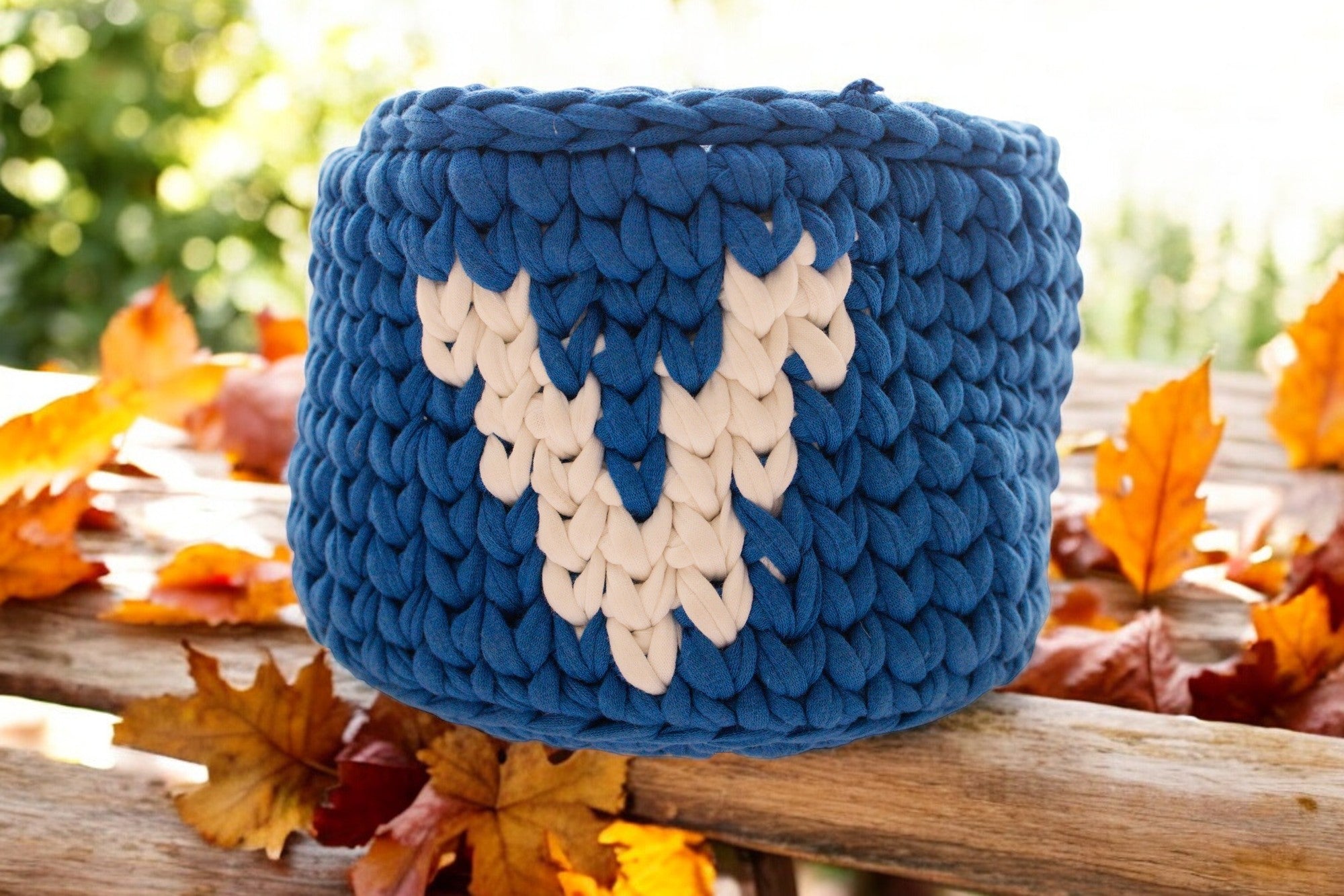 LOVE Crochet Basket Set