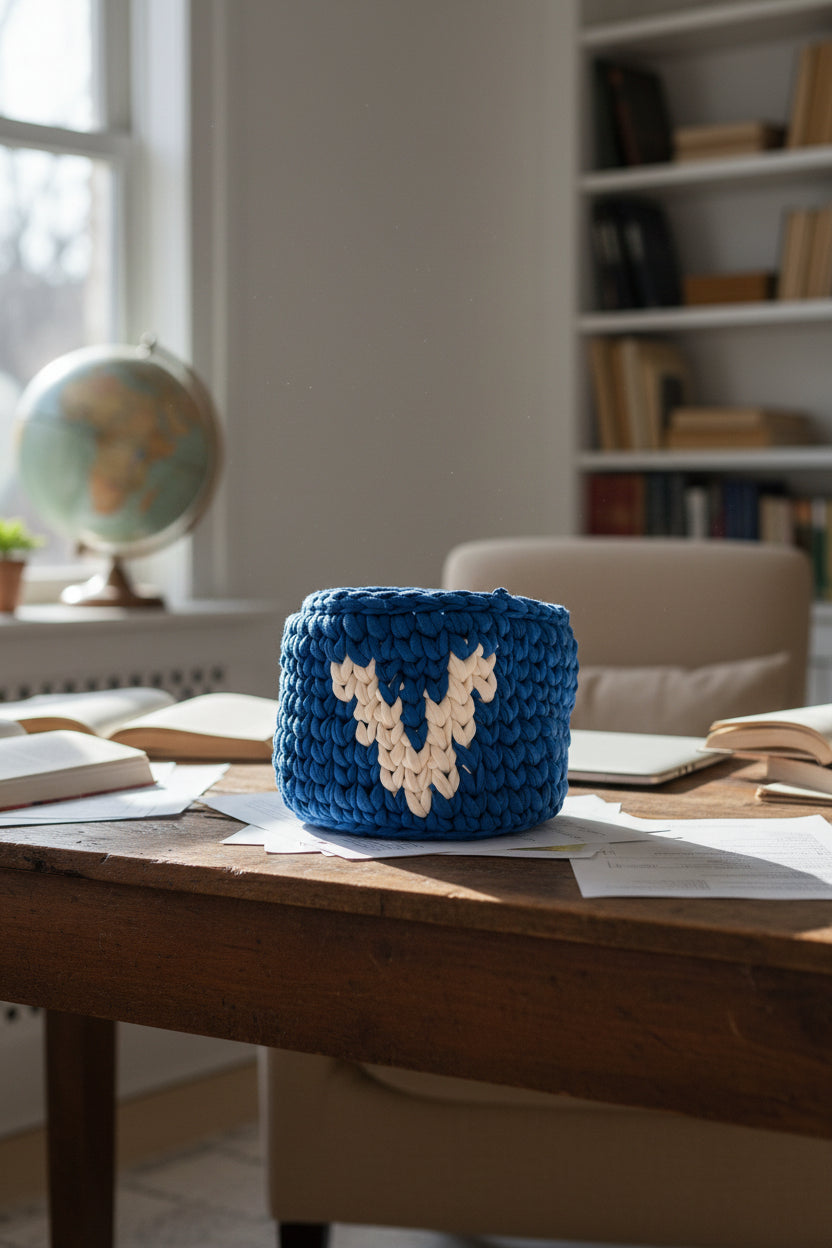 LOVE Crochet Basket Set