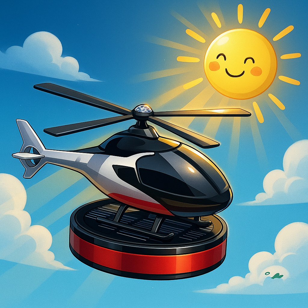 FLOs SkyTwirl Solar Helicopter Diffuser