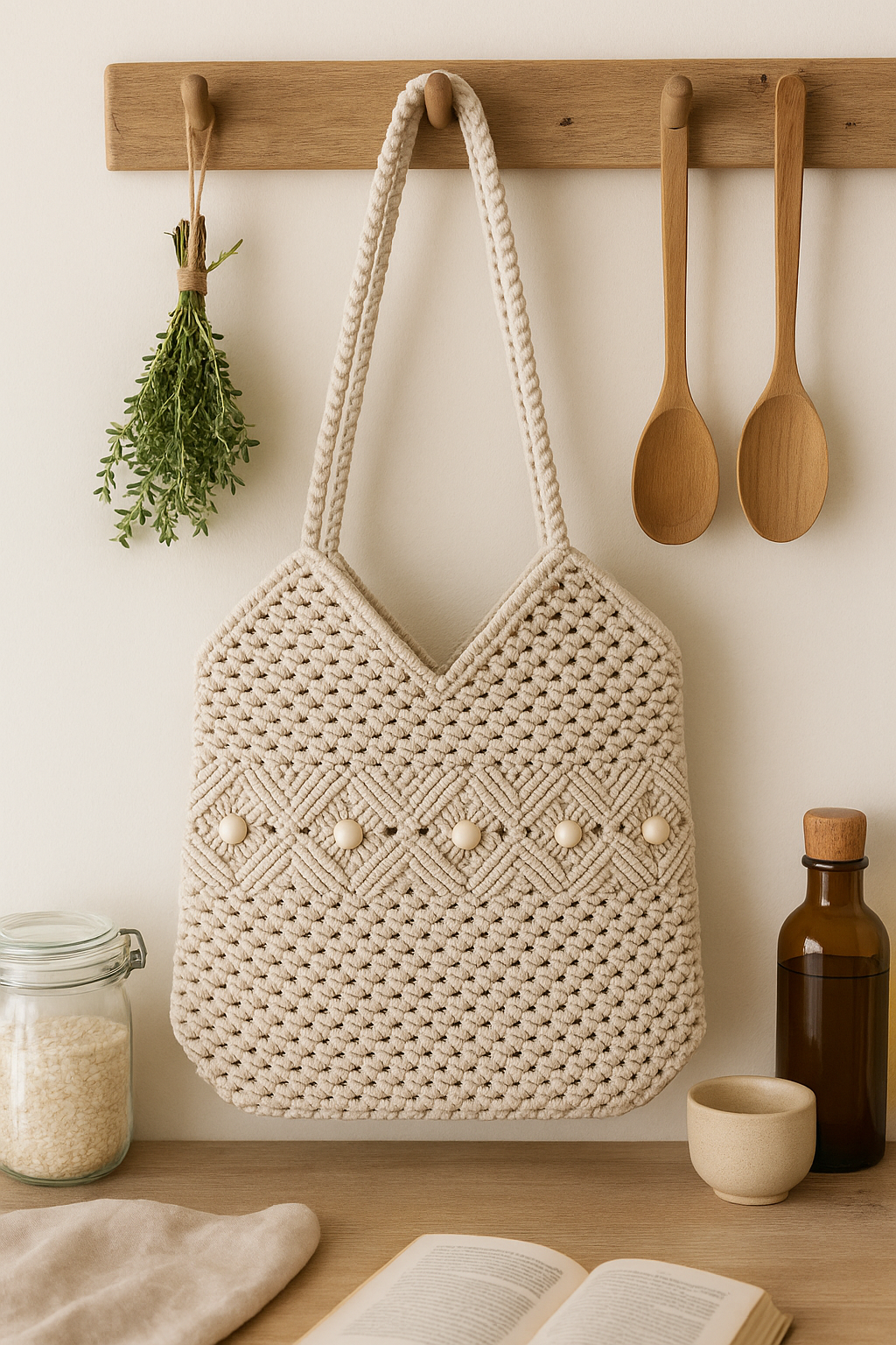 FLO's Sandshell Crochet Tote