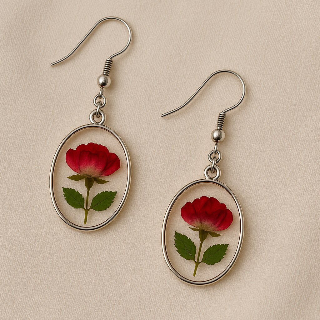 FLO's Blooming Rose Drop Earrings