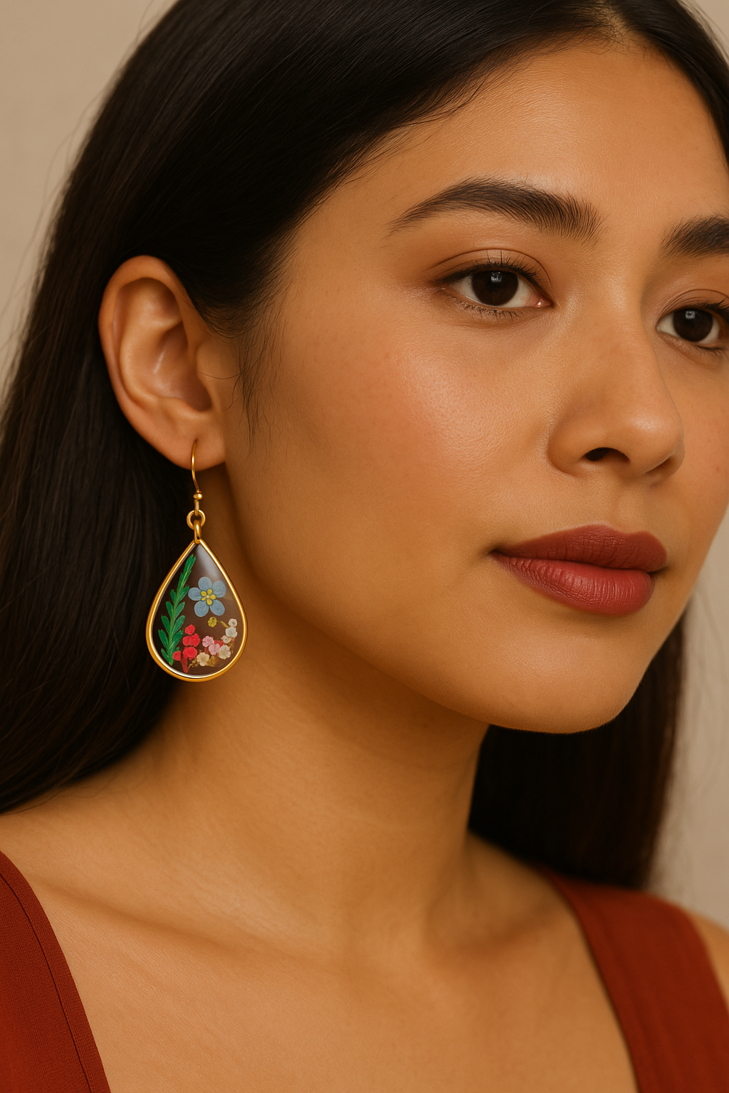 FLO's Garden Harmony Teardrop Earrings