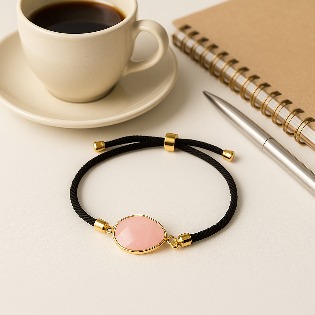 FLO's Rose Quartz Elegance Bracelet