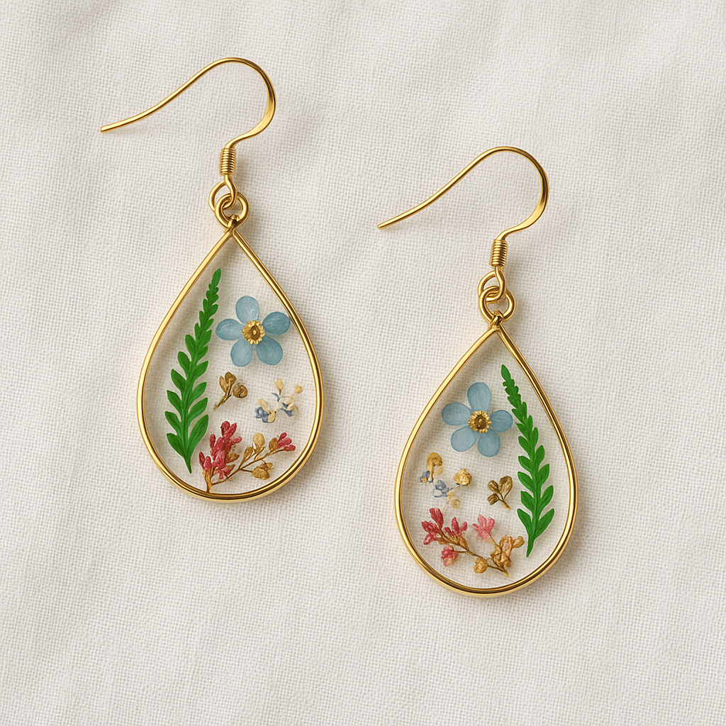 FLO's Garden Harmony Teardrop Earrings