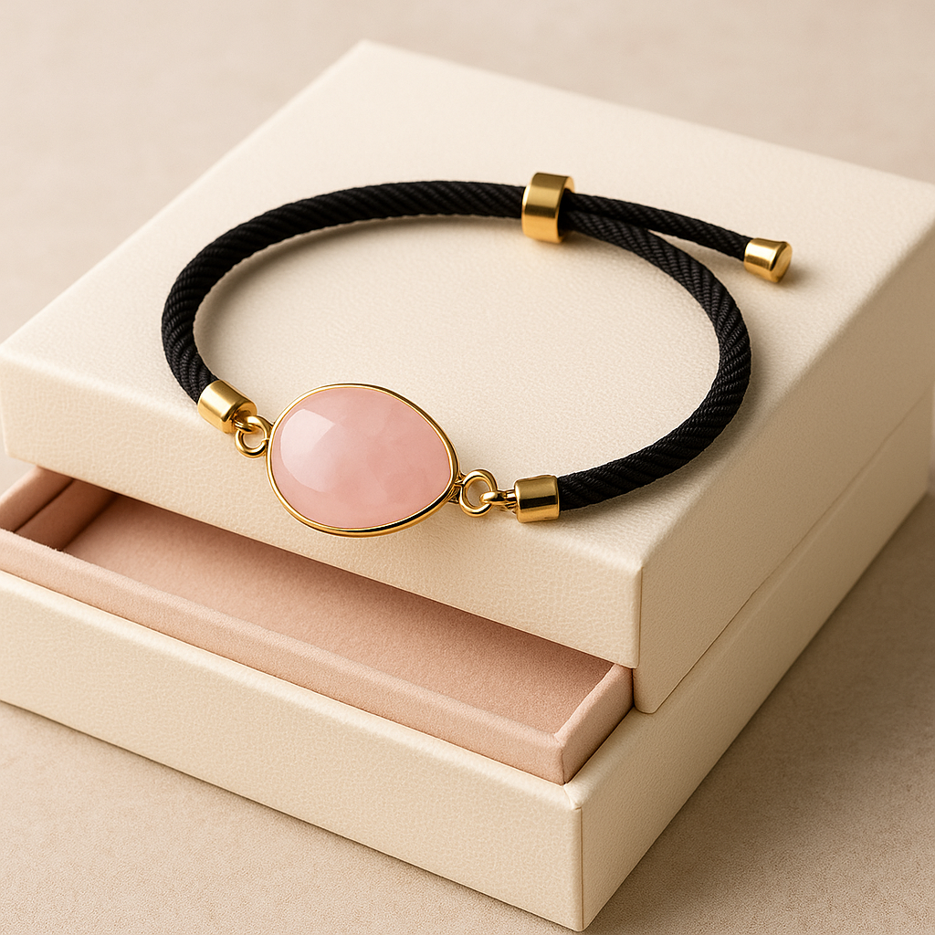 FLO's Rose Quartz Elegance Bracelet