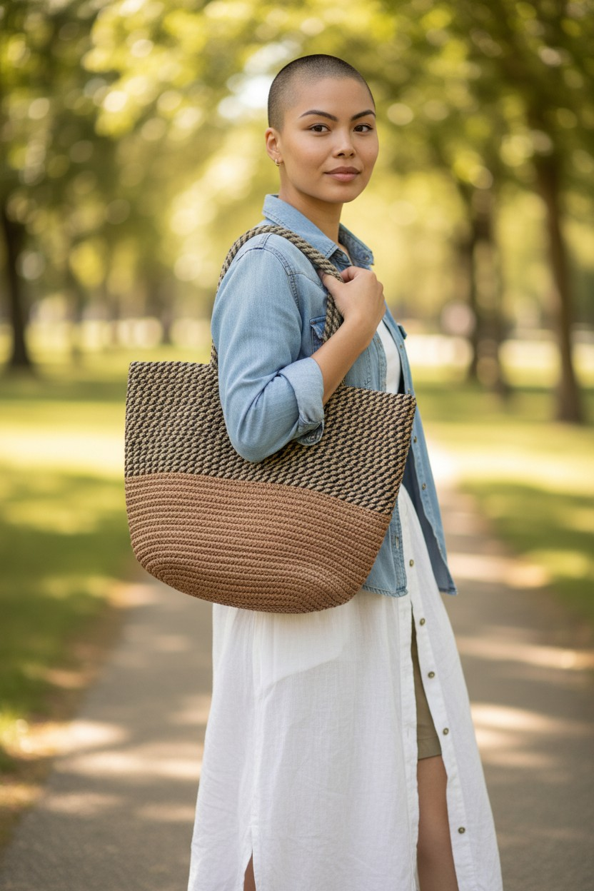 FLO's Desert Sands Two-Tone Tote