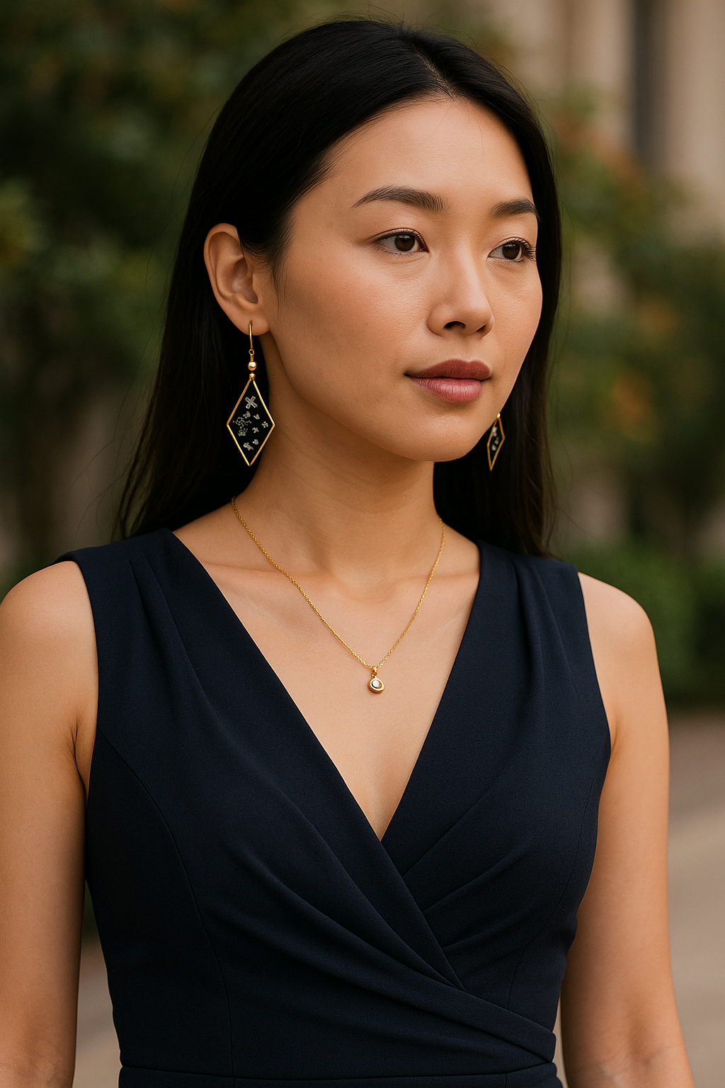FLO's Midnight Grace Earrings