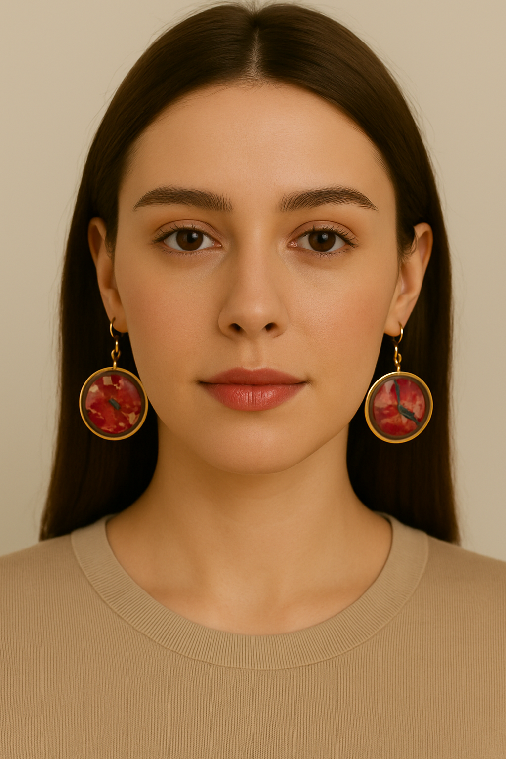 FLO's Radiant Petal Hoop Earrings