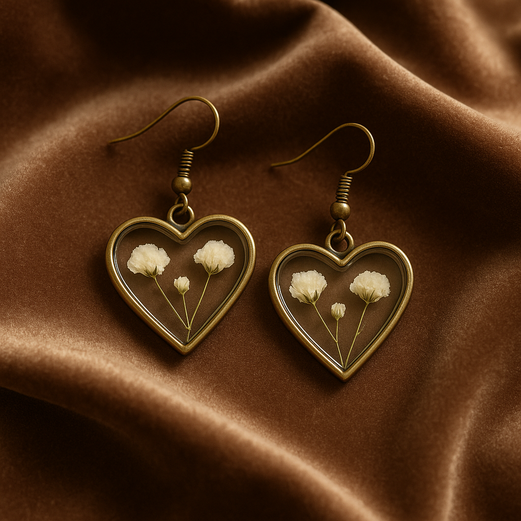 FLO's Eternal Bloom Heart Earrings