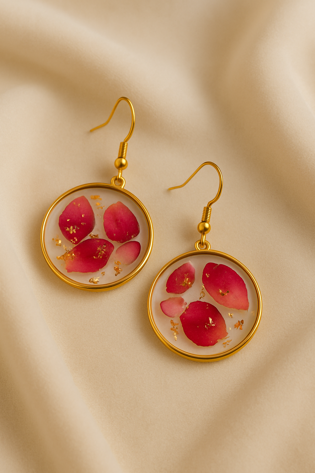 FLO's Radiant Petal Hoop Earrings