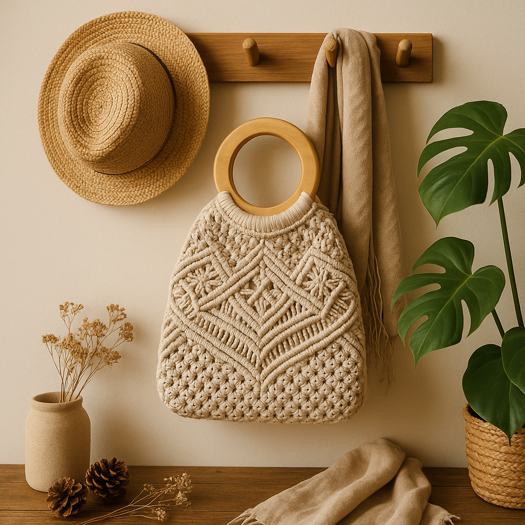FLO's Amber Weave Crochet Handbag