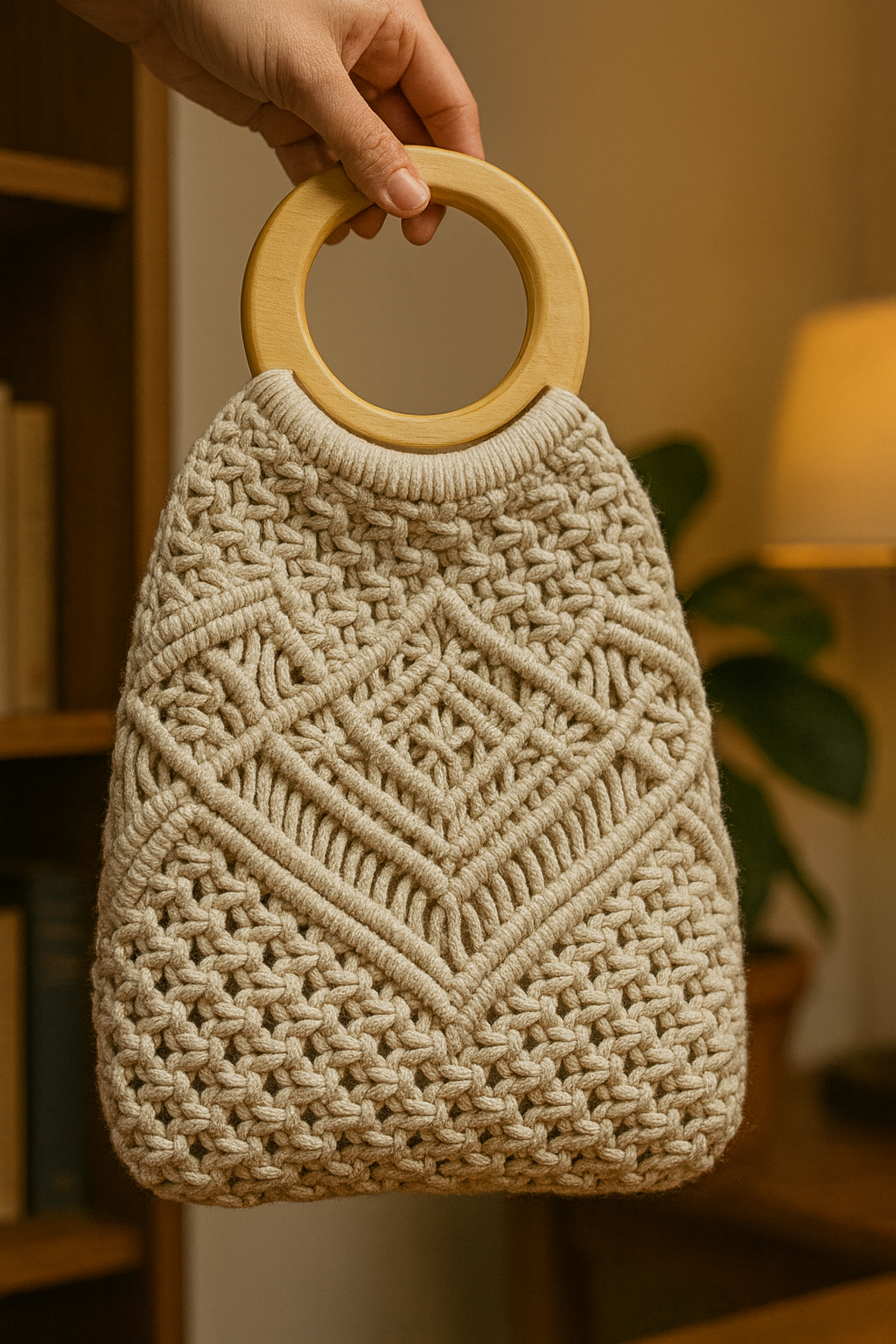 FLO's Amber Weave Crochet Handbag