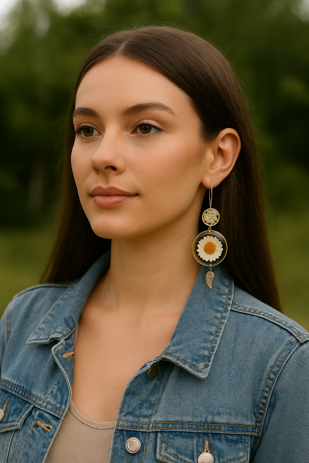 FLO's Radiant Daisy Charm Earrings