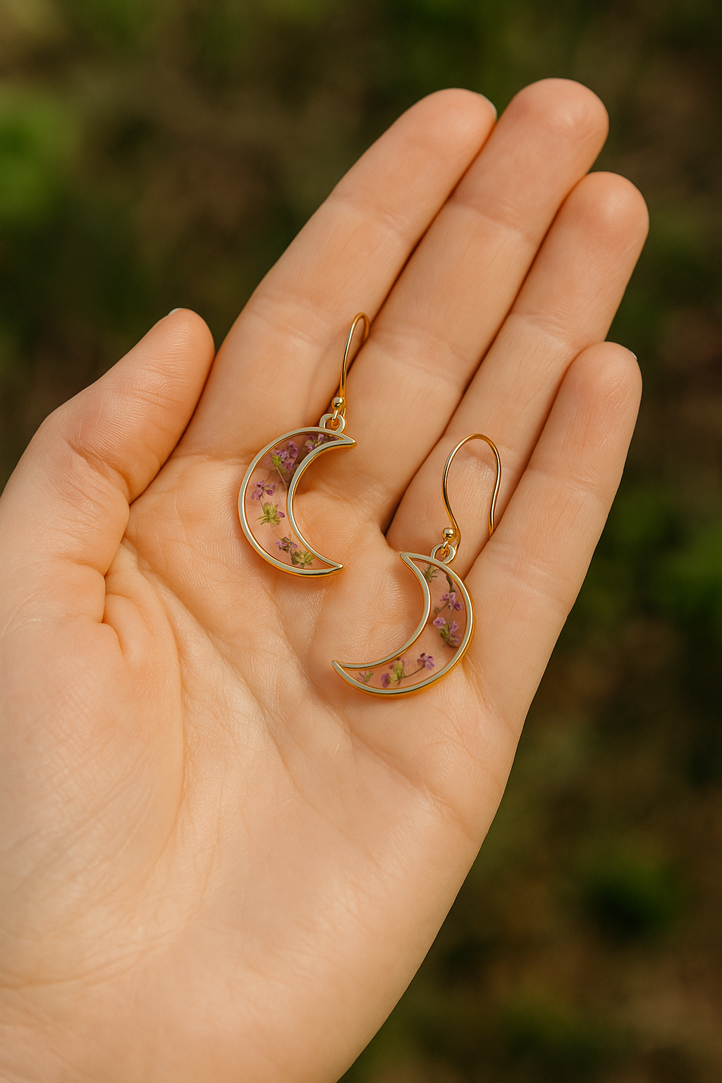 FLO's Lunar Bloom Queen Lace Earrings