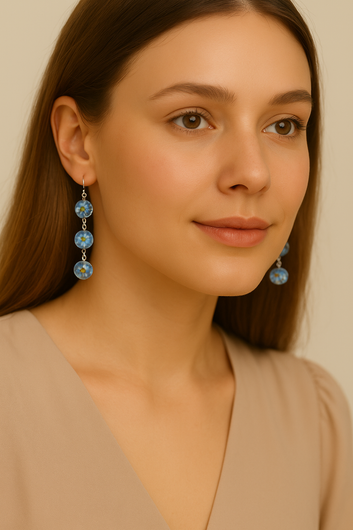 FLO's Blue Mist Earrings