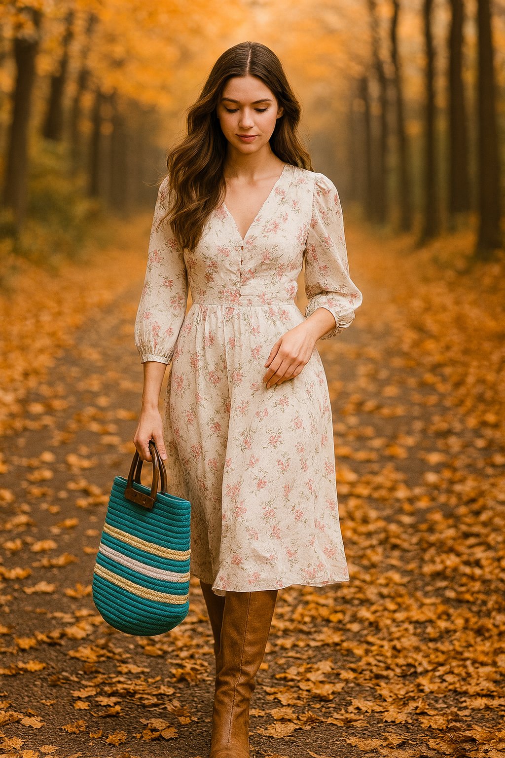 FLO's Azure Drift Crochet Tote