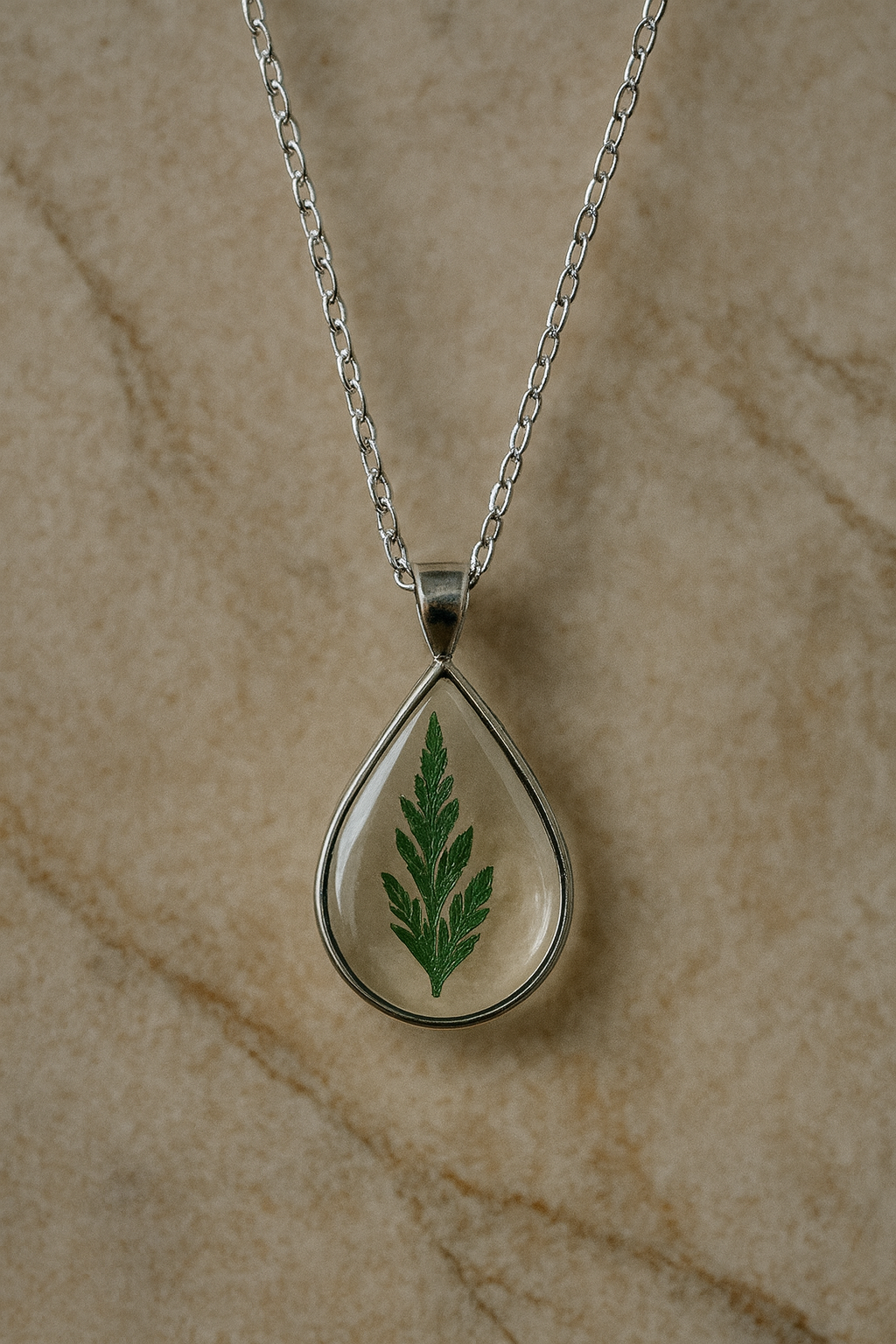 FLO's Glitzy Wild Fern Necklace