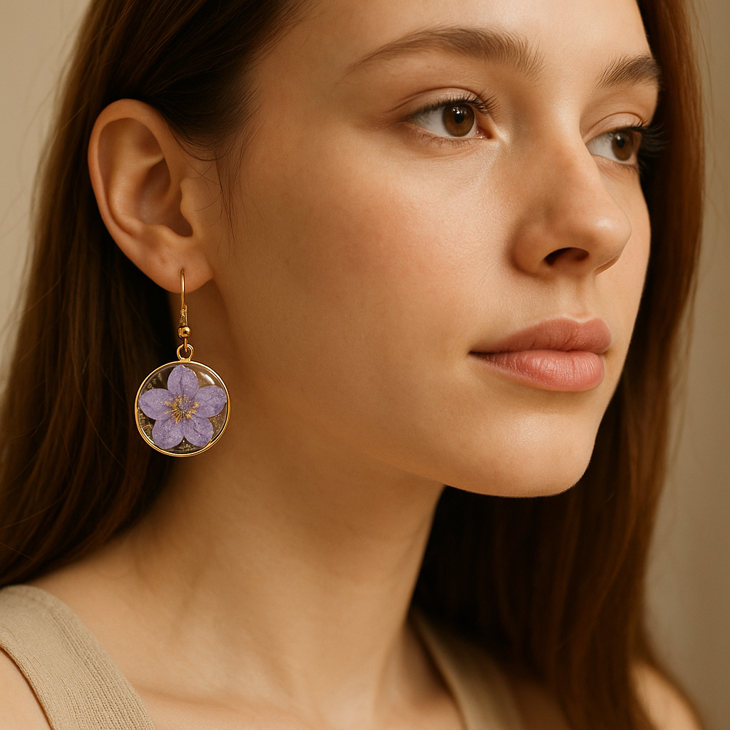 FLO's Moonlit Larkspur Studs