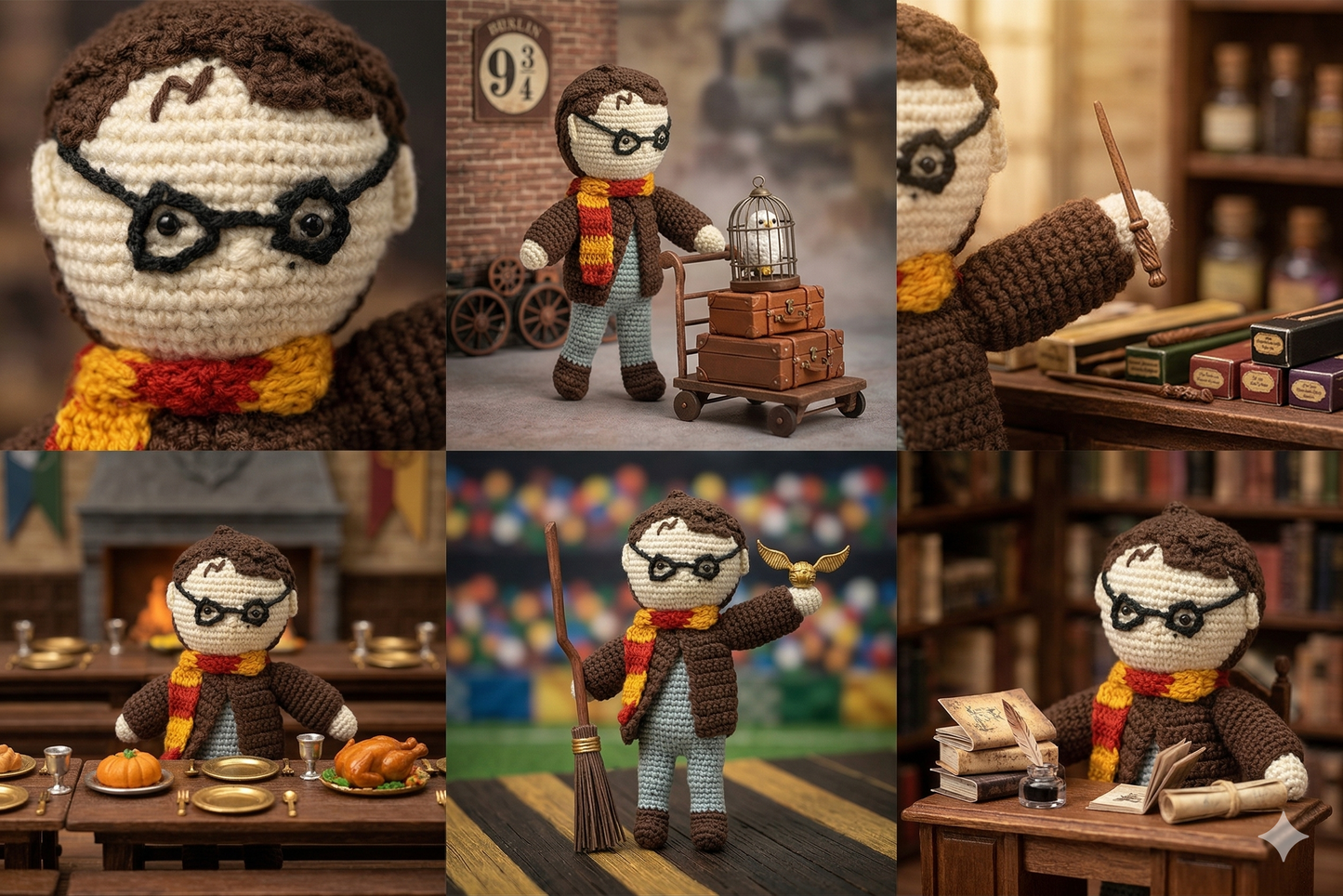 Wizard Extraordinaire – Harry Potter Crochet Toy