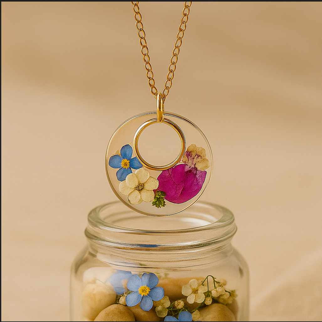 Harmony Bloom Circle Pendant