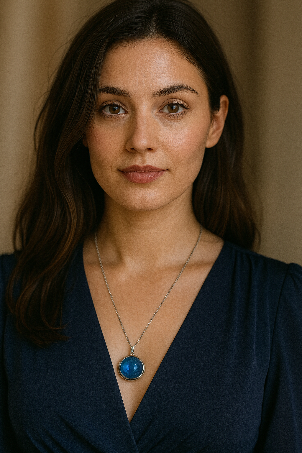 FLO's Ocean's Tranquility Real Dried Flower Necklace
