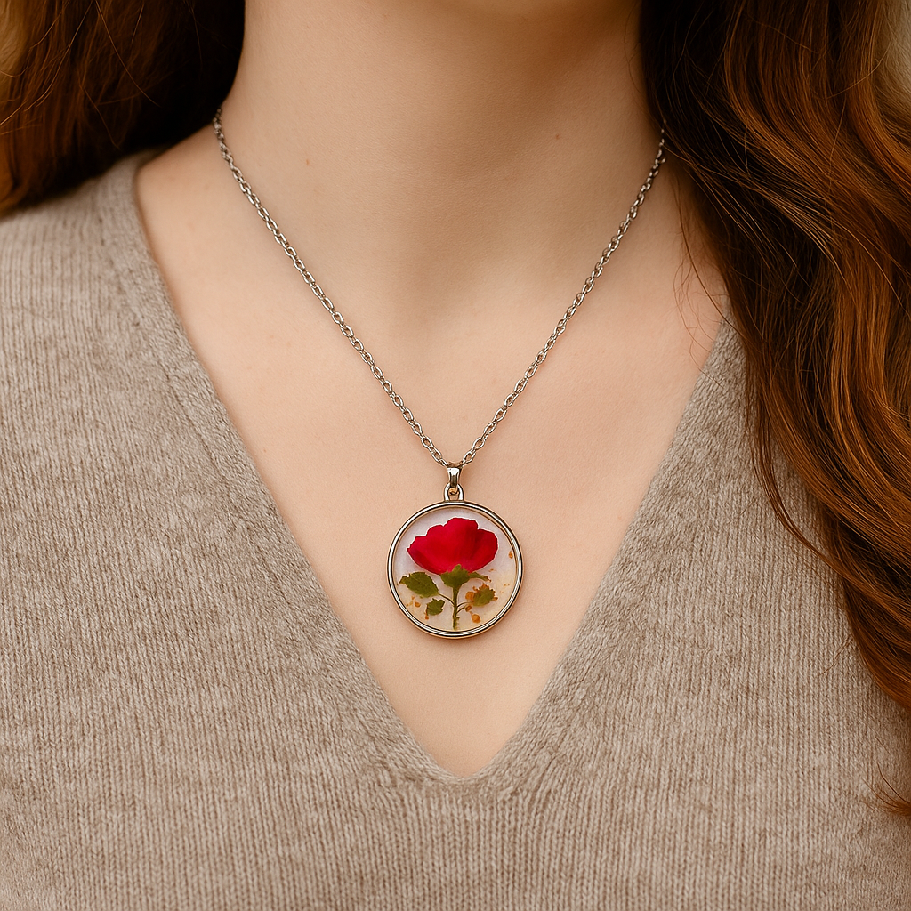 FLO's Eternal Rose Pendant