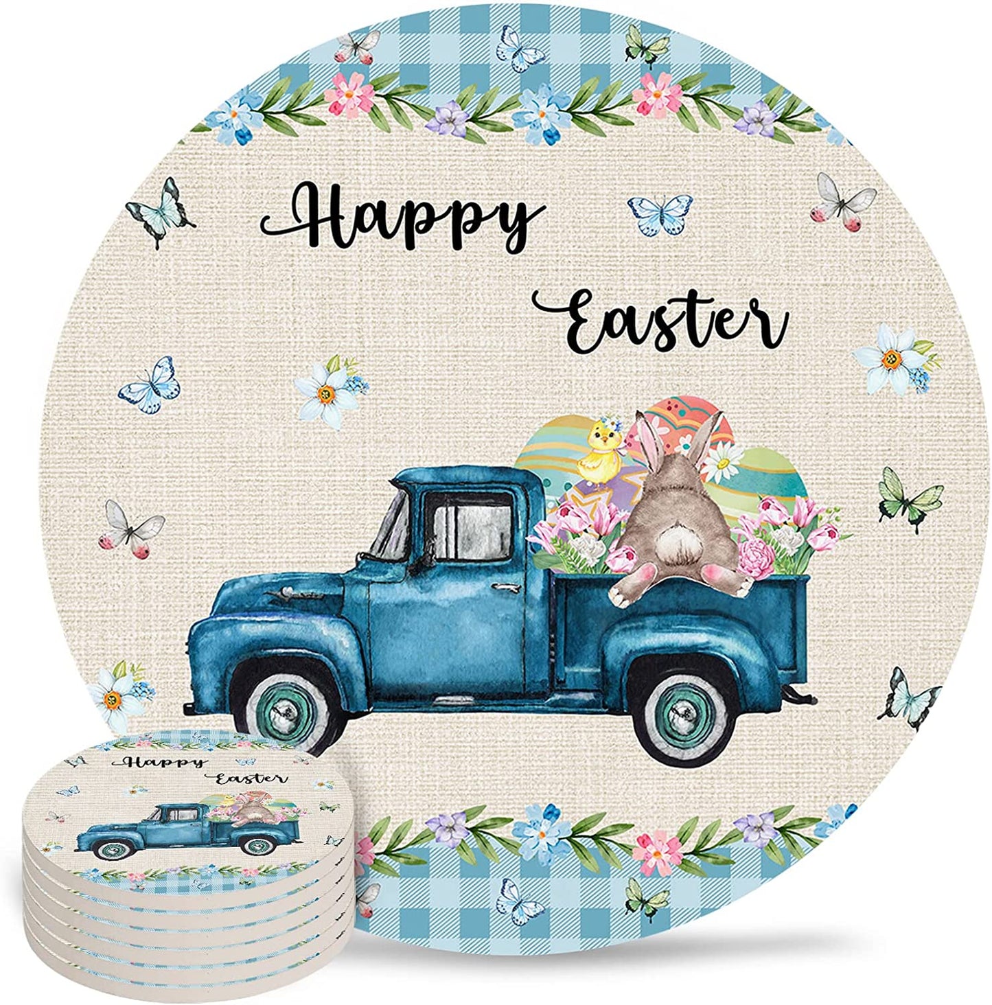 FLO's Cozy Holiday Truck Coaster