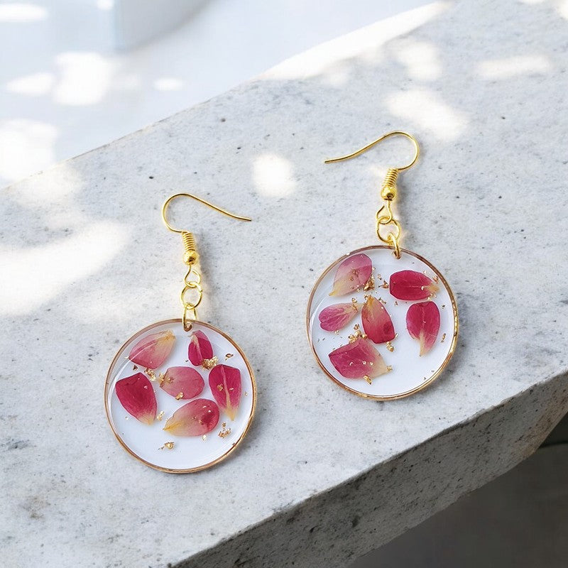FLO's Radiant Petal Hoop Earrings