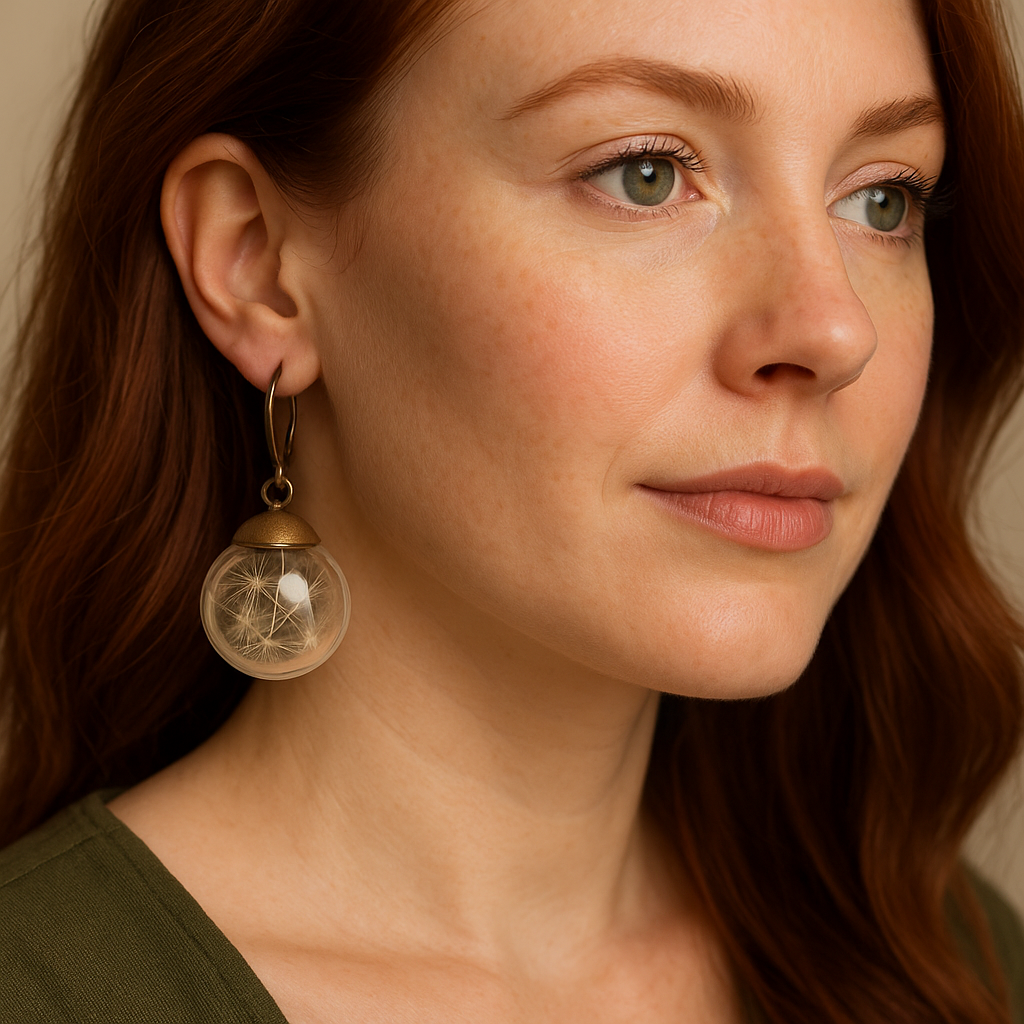 FLO's Whispering Wishes Dandelion Earrings