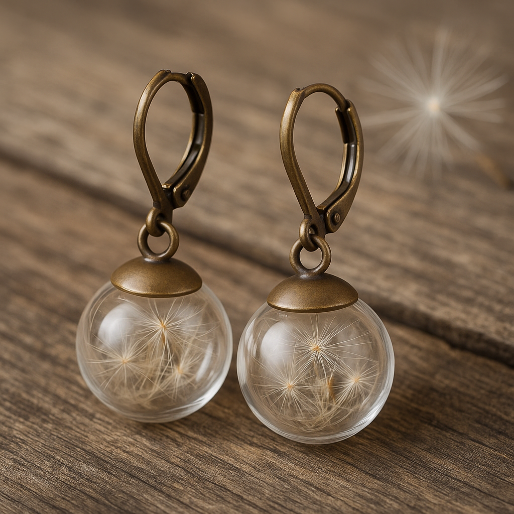 FLO's Whispering Wishes Dandelion Earrings