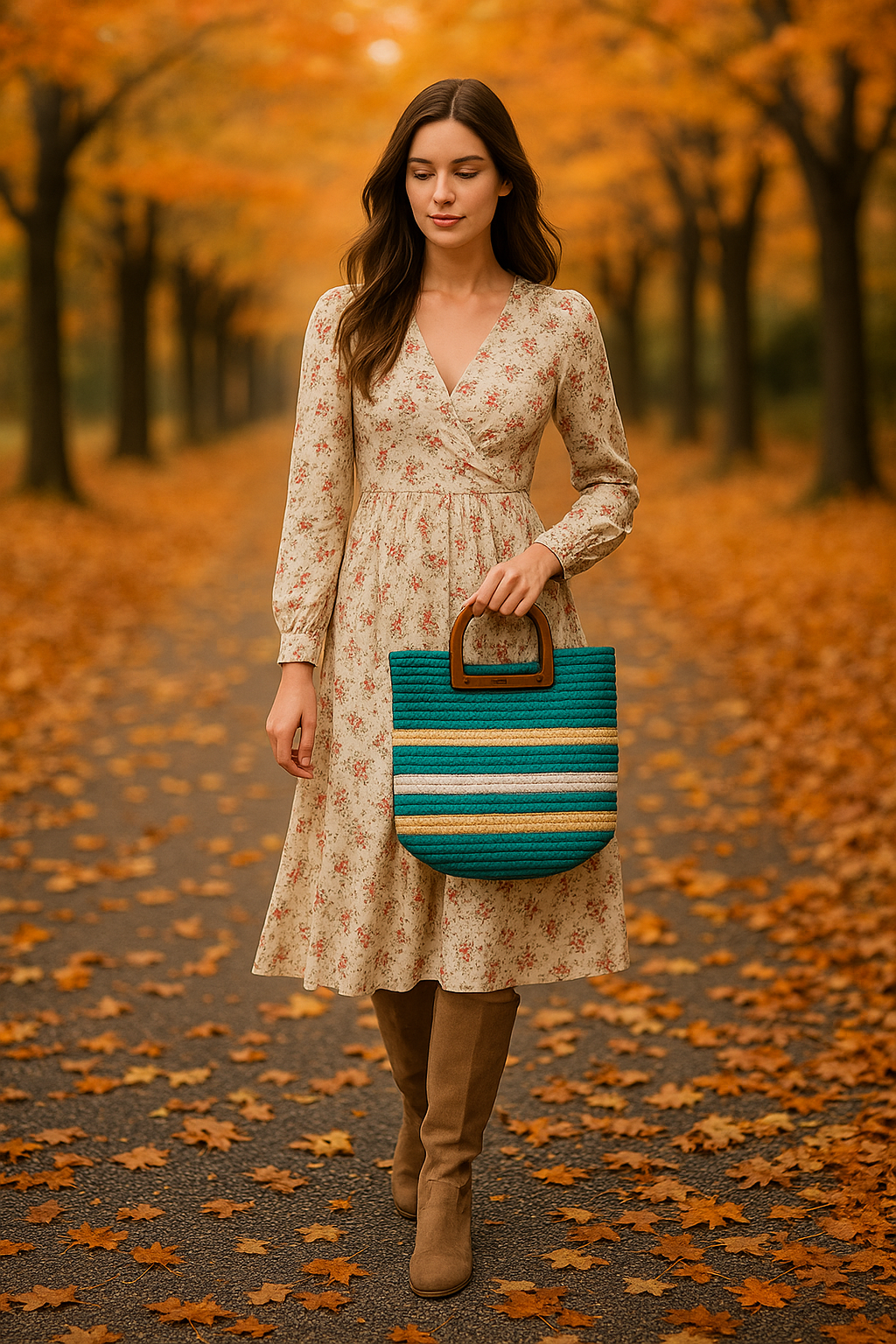 FLO's Azure Drift Crochet Tote