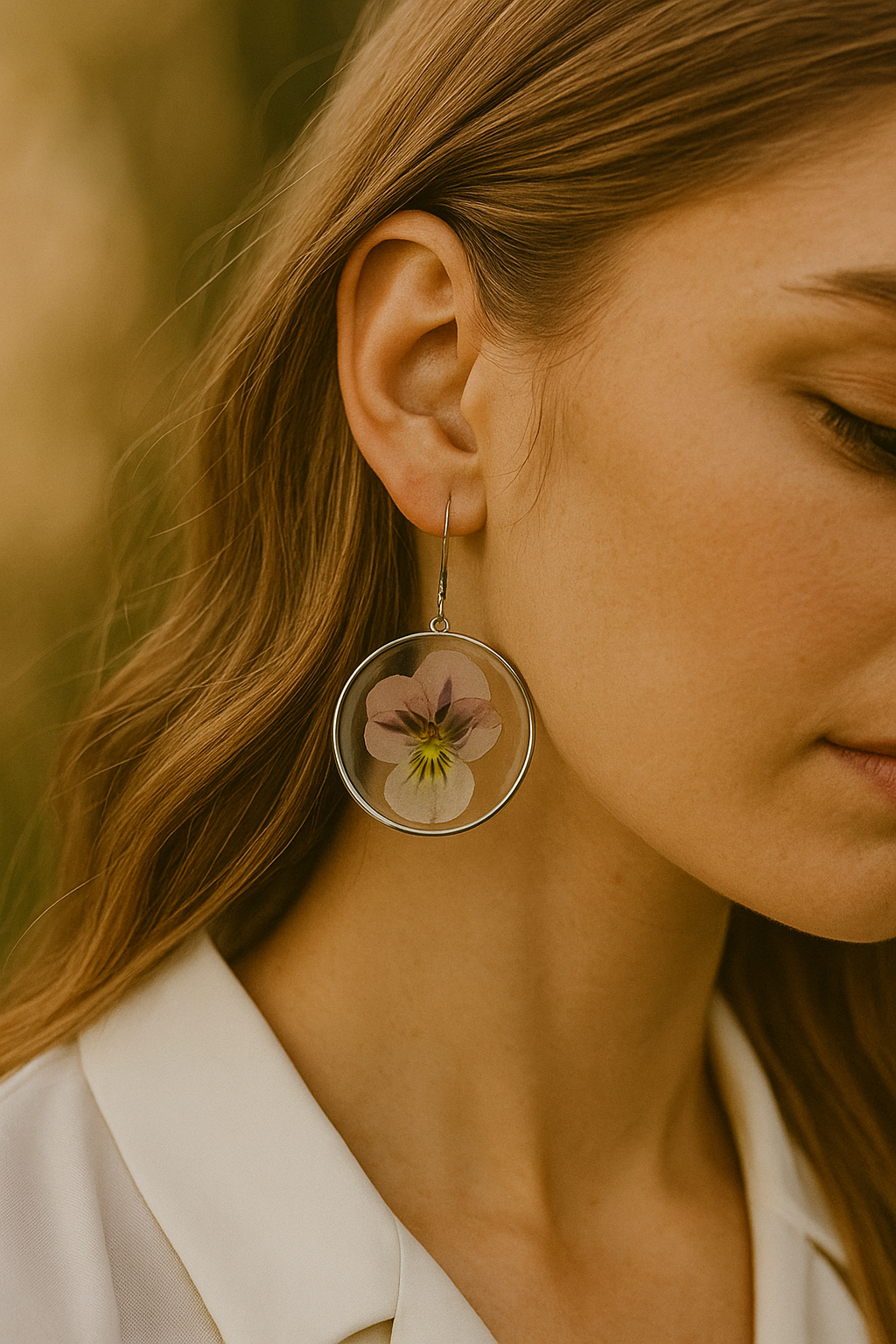 FLO's Violet Elegance Drop Earrings