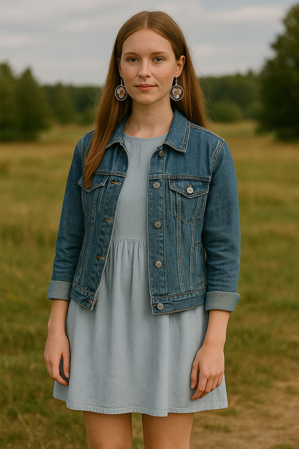 FLO's Violet Elegance Drop Earrings