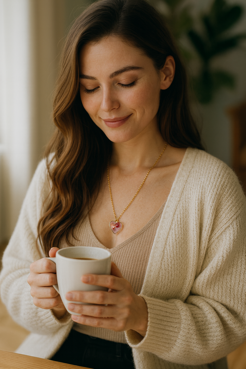 FLO's Eternal Rose Heart Pendant