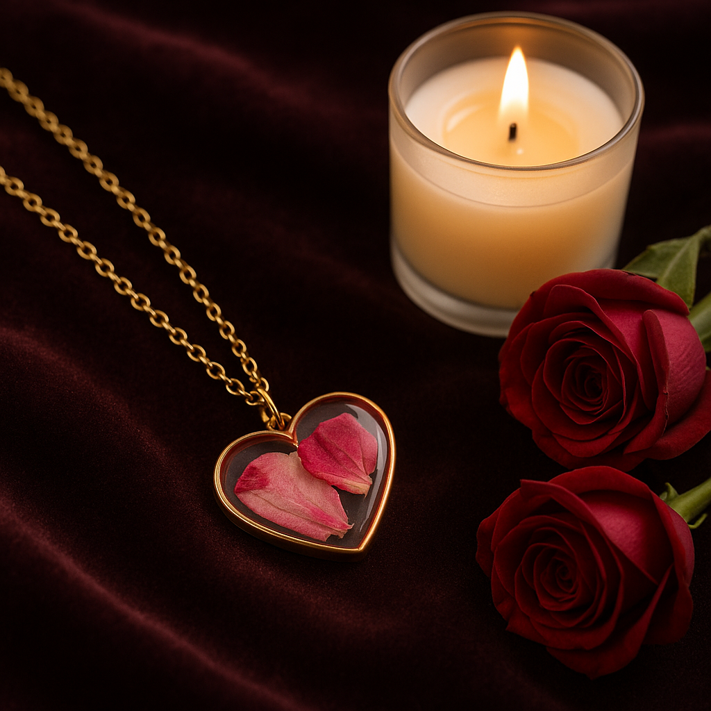 FLO's Eternal Rose Heart Pendant