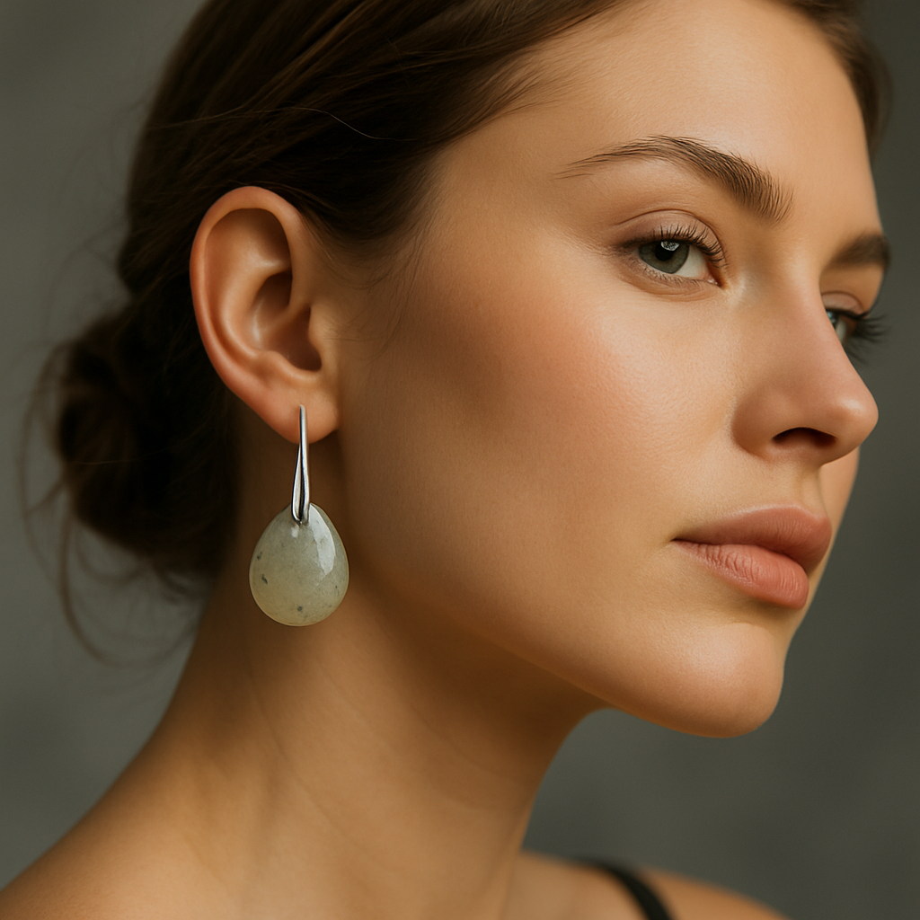 FLO's Labradorite Teardrop Stone Earrings