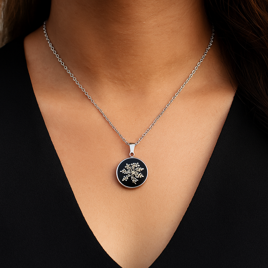 FLO's Midnight Bloom Pendant
