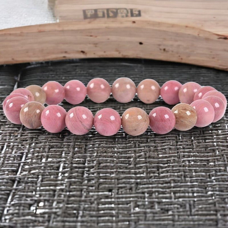 FLO's Rhodonite (Pink to Rose-Red with Black Veins)