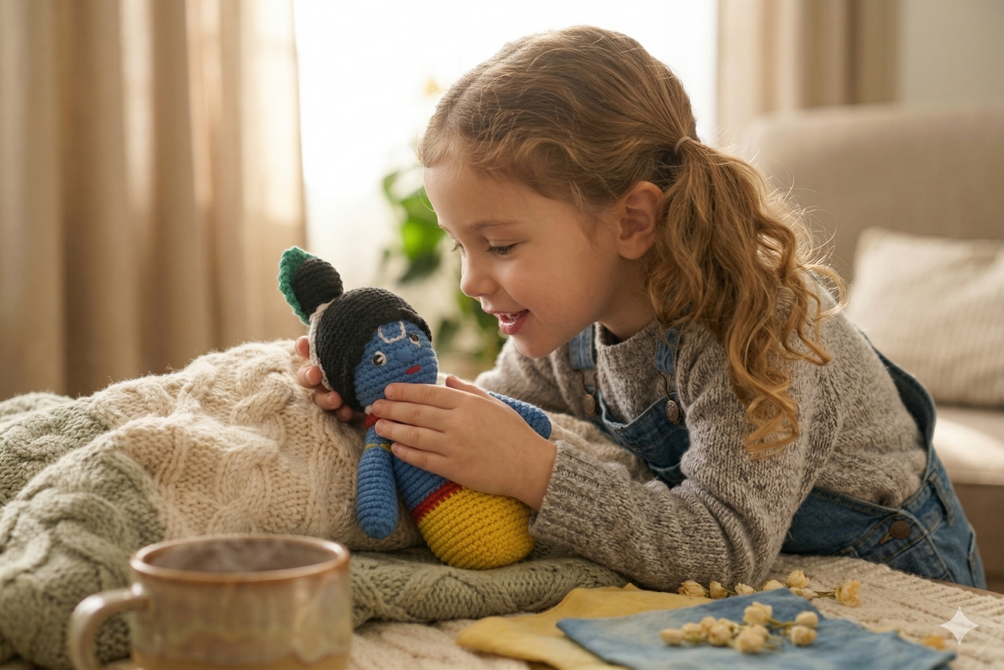 Enchanted Wonder – Krishna Crochet Toy