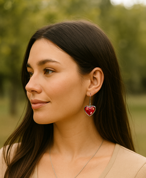 FLO's Heartfelt Rose Earrings