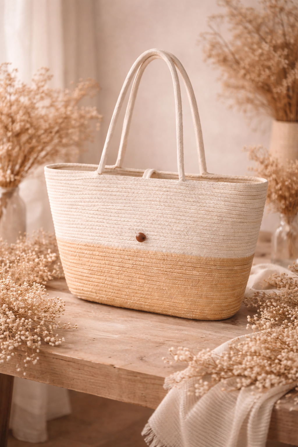 FLO's Sunset Harmony Crochet Tote