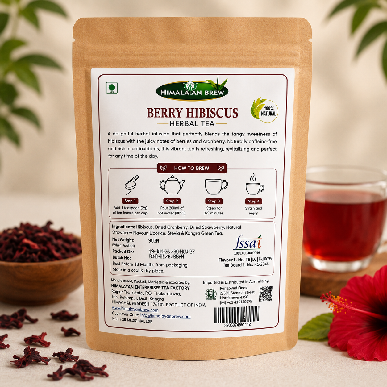 Berry Hibiscus Herbal Tea