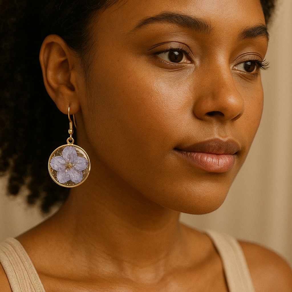 FLO's Moonlit Larkspur Studs