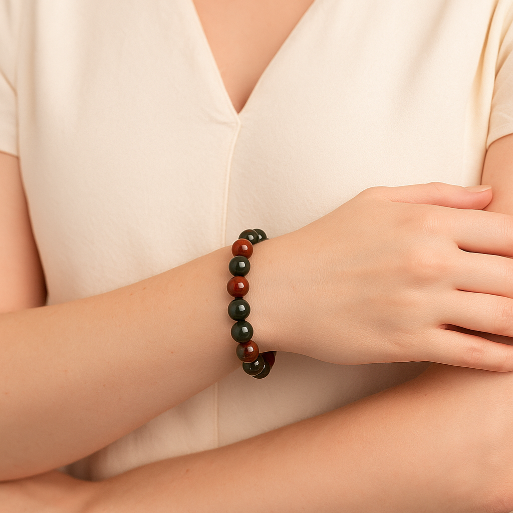 FLO's Bloodstone (Dark Green with Red Spots)
